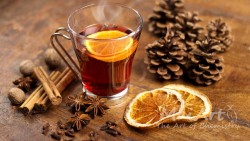 Aromat orange winter tea